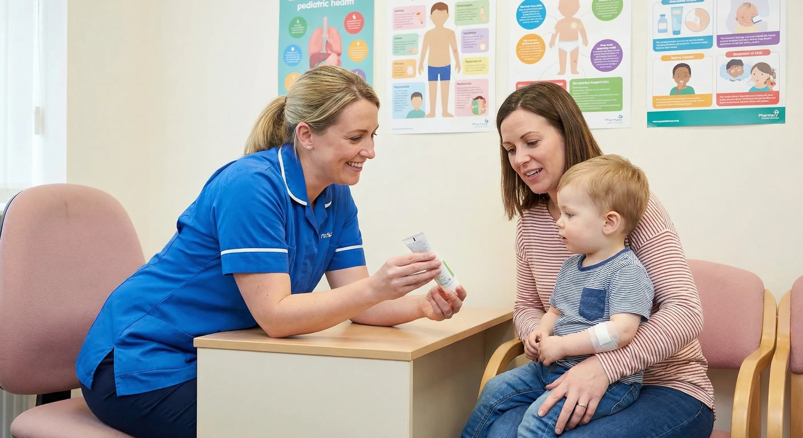 Impetigo skin infection medical illustration