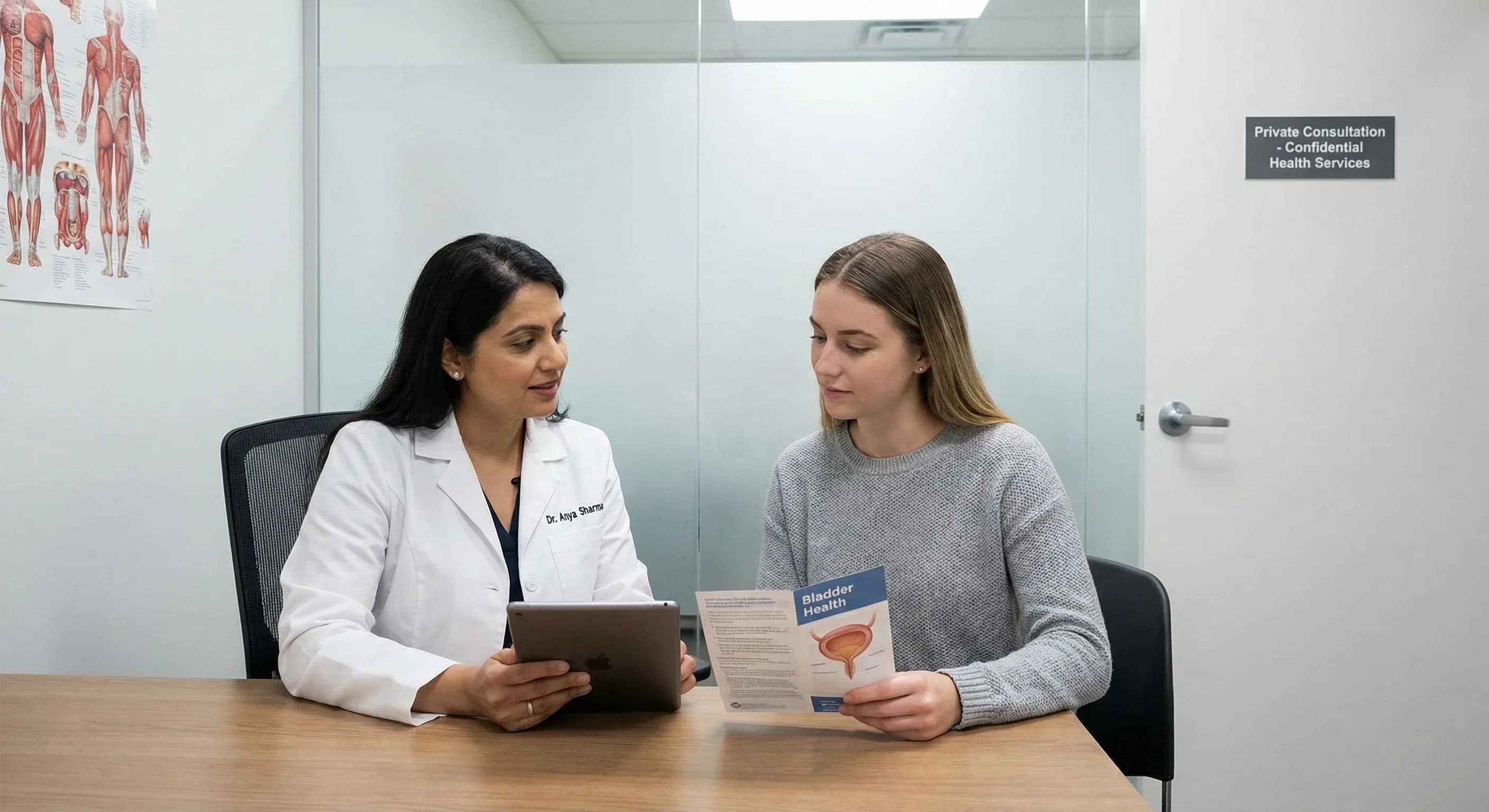 UTI cystitis medical illustration